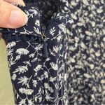 American Eagle Romper Womens Large Blue Floral Sleeveless Tank Boho Festival Photo 3