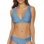 Luxe NWT by Lisa Vogel Front Twist Metallic Bikini Photo 1