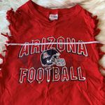 University of Arizona Football Custom Fringe and Rhinestoned Tee Shirt Size L Size L Photo 4