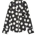 Victoria's Secret ✨Victoria Secret Afterhours Satin Two Piece Polka Dot Long Sleeve Sz M Pajamas✨ Photo 3