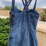 Wet Seal Strappy Denim Mini Dress XS Photo 2