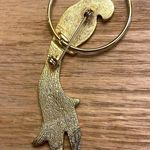 Vintage enamel parrot brooch scarf pin Yellow Photo 1