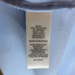 EXPRESS light blue v neck tank top blouse with lace Photo 5