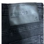 One Teaspoon  Black Swan Raw Hem Denim Mini Skirt NWT Size 24 High-Low Split Side Photo 5