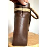 Gucci Vintage Brown Leather Web Tote Bag β Authenticated Y2K Photo 5