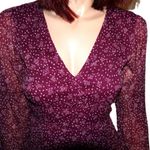 Abercrombie & Fitch  Burgundy Floral Boho Dress S/P Photo 1