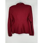 CAbi #3175 Rhubard Outing Blazer Side Button Ponte Knit Suit Jacket Size 12 Photo 4