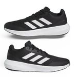 Adidas Falcon 3 Sport Lace Sneakers Black and White Size 6.5Y / 8W Photo 6