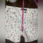Lauren Jeans Co. Ralph Lauren floral denim shorts sz 6 Pink Photo 5