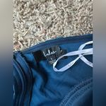 Lulus  Passionate Aura Teal Blue Textured Strapless Bustier
Midi Dress Photo 5