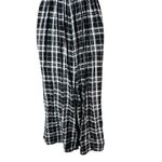 Hollister  Black and White Plaid Jumpsuit Size Medium‎ Photo 7