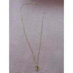 Luv AJ The Initial Charm Necklace in Gold Size D Womens Jewelry Photo 1