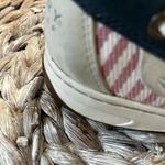 Sperry Top-Sider Red White Blue Canvas Slip On Loafers Boat Shoes Size 7.5 Photo 6