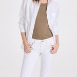 Rag and Bone  Dre size 32 (10-12) low rise boyfriend slim white jeans nwot Photo 2