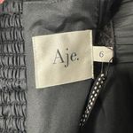 NWT Aje Black Valentina Cotton Poplin Bow Photo 7