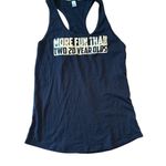 Black Graphic Tank Top Size M Photo 1