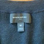 Banana Republic  Sweater Medium Black V-neck Lightweight Ribbed Classic Casual Photo 1