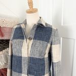 J. McLaughlin  Hester Jacket Blue Cream Sz XS Photo 4