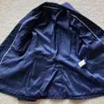 Banana Republic NEW Navy Blue Blazer Suit Jacket Size 4 Work Cotton Blend NWOT Photo 8