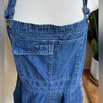 Vintage 90s Denim Shortalls – Size M – Dark Wash Cotton Overalls Blue Size M Photo 4