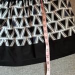 Indies Elegant Black and White Patterned Dress M Size M Photo 4