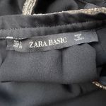 ZARA EUC  Flowy Layered top with Jewel Collar in Black - Size Large Photo 10