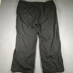 Old Navy  Pants Womens XXL Black Linen Blend Cropped Pants Drawstring Waist Photo 8