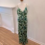 ZARA Jumpsuit XS Wide leg pants BohoTropical Vacation Resortwear Cruise Flowy Photo 4