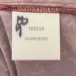 Dolan | Anthropologie Burgundy Snakeskin Long Poet Sleeve Keyhole Blouse Top 2X Purple Photo 5