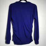 Susie Rose Royal Blue Long Sleeve Cowl Neck Shirt Size Large Photo 8