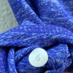 Lululemon Run:Dash Static Long Sleeve Wish Blue Ruffled Back Workout Top Size 6 Photo 12