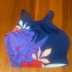 Avia  Floral Sports Bra - Navy and Red Photo 0