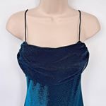 Betsy and Adam Vintage Y2K Mermaid Fairy Dress Womens 6 Green Blue Shimmer Sparkle Photo 1