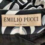 Emilio Pucci  Black and White Print Dress Size 38 Photo 3
