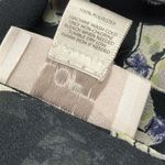 Loft Black White Floral Ruffle V Neck Lightweight Sleeveless Blouse Top Medium Photo 12