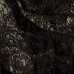 R & M Richards Black and Gold Crop Tank Top Photo 1