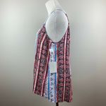 1. State  Top Women Medium Split Back Tank Print High Low Cami Summer‎ Sleeveless Photo 4