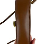 ZARA Buckle Crossbody Bag Vegan Leather Brown Small 6287/010 Neutral Casual Photo 7