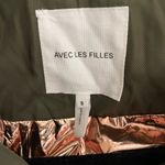 Avec Les Filles NEW  Water Resistant Trench Coat Army Green, Lined Size S Photo 5