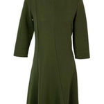 ASOS VILA Clothes Women’s Dress Small Green Long Sleeve Career Back Zip Photo 0