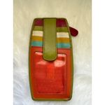 Colorful Leather Coin Purse Card Holder Wallet Y2K Indie Genuine Leather Green Photo 1