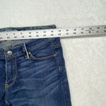 Elie Tahari Jeans Women's 27 Blue Slim Straight Leg denim no size tag worn hem Photo 1