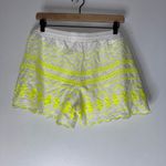 Lilly Pulitzer  Bay Breeze Pineapple Eyelet Shorts Resort White Loro Green Neon Photo 1
