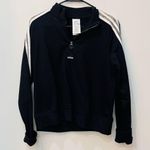 Adidas NWT  Womens Pullover Sweatshirt, Size small Black/White Photo 6