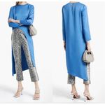 Veronica Beard Rome High-Low Asymmetrical Long-sleeved Tunic Top Size 8 Photo 1