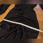 Classy Black satin jacquard Mini Dress size M Size M Photo 11