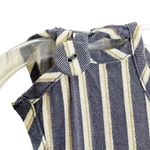 ONIA Marina Swim Cover Up Mini Dress Sleeveless Denim Stripe Size S Photo 4