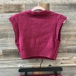 For Love & Lemons  Layton Burgundy Knit Sweater SET Vest & Skirt Set Small NWT Photo 9
