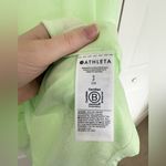 Athleta  Cooldown Top Mint Tint Bright Green Yellow Neon Long Sleeve Top Small Photo 5
