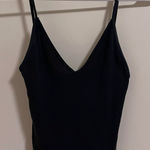 Brandy Melville  Women’s Black Spaghetti Strap V-Neck Camisole Top (One Size) Photo 0